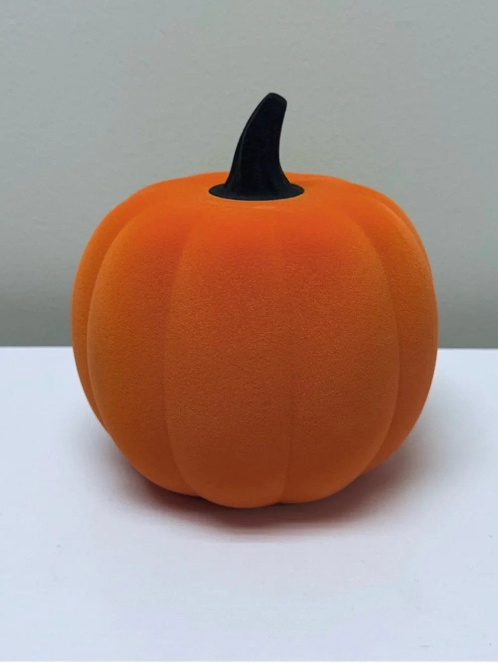 New! Flocked LED Figural Orange Pumpkin - Bullseye's Playground™ 2026